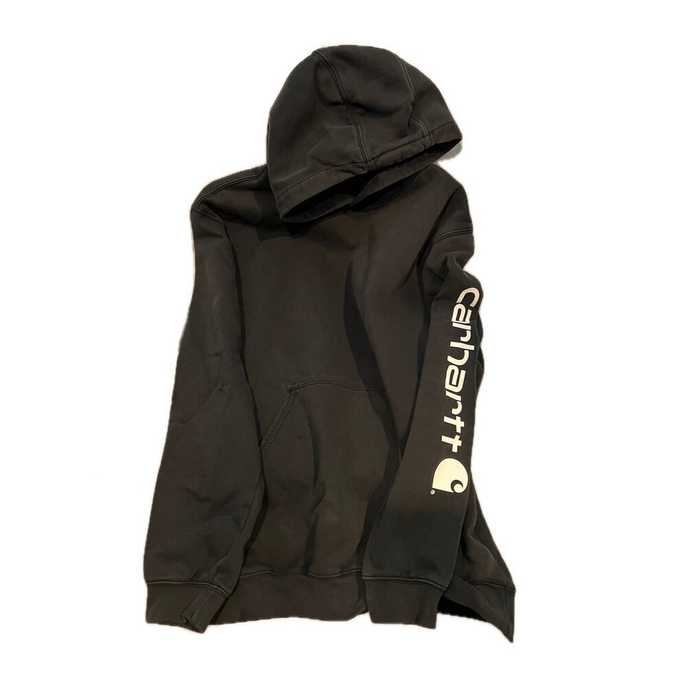 Carhartt Black Hoodie Mens Large Loose Fit
